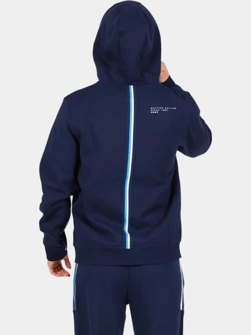 pulover cu gluga pt. barbati Nautica Makani FZ Hoodie albastru inchis 5