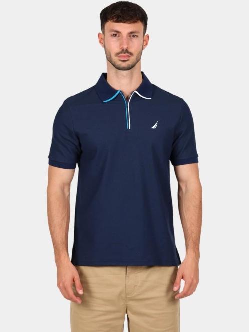 tricou cu guler pt. barbati Nautica Seton Polo Shirt albastru inchis 2