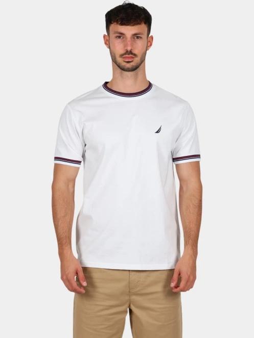 tricou cu maneci scurte pt. barbati Nautica Orinoco T-Shirt alb 2