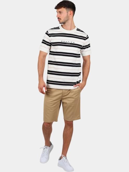tricou cu maneci scurte pt. barbati Nautica Covi T-Shirt alb 5
