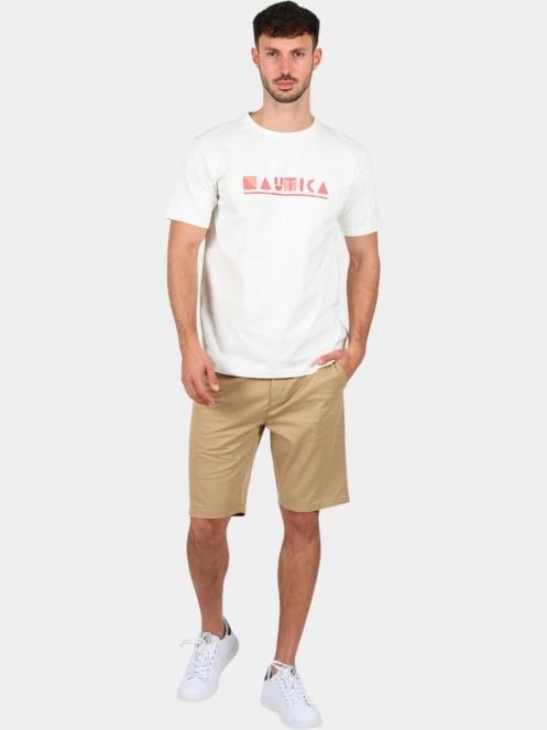 tricou cu maneci scurte pt. barbati Nautica Drift SS T-Shirt alb 5