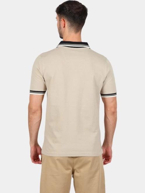 tricou cu guler pt. barbati Nautica Bayer Polo Shirt nisip 4
