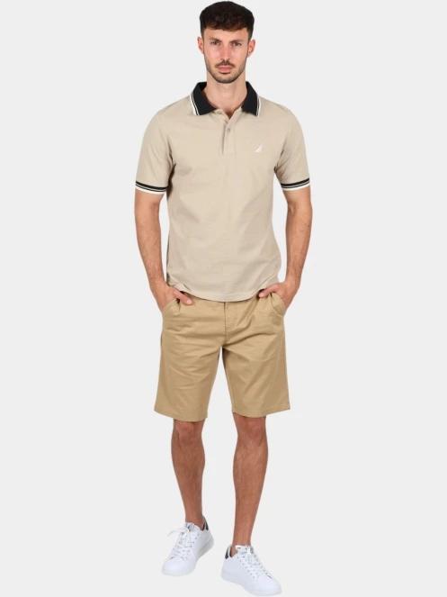 tricou cu guler pt. barbati Nautica Bayer Polo Shirt nisip 5