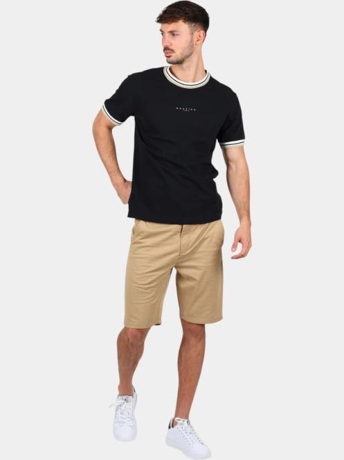 tricou cu maneci scurte pt. barbati Nautica Seaton T-Shirt negru 5