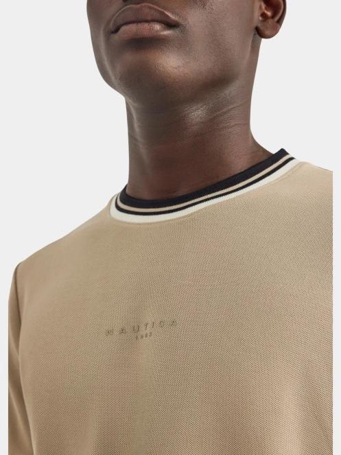 tricou cu maneci scurte pt. barbati Nautica Seaton T-Shirt maro 5