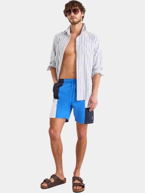 sorturi de baie pentru barbati pt. barbati Nautica Aquilo Swim Shorts albastru 4