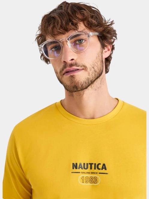 tricou cu maneci scurte pt. barbati Nautica Sirena T-Shirt galben 5