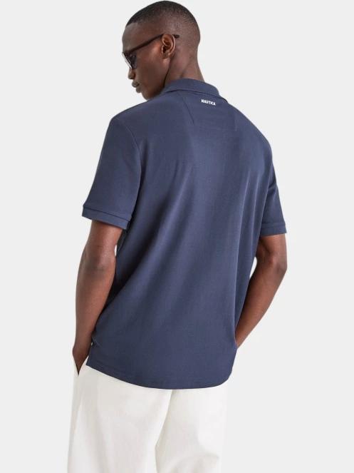 tricou cu guler pt. barbati Nautica Pelagia Polo Shirt albastru inchis 3