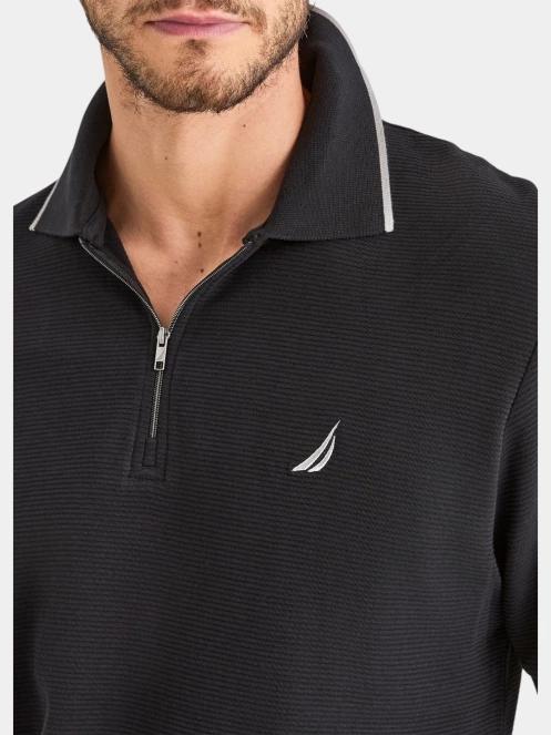 tricou cu guler pt. barbati Nautica Bruma Short Sleeve Polo negru 5