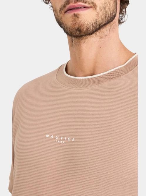 tricou cu maneci scurte pt. barbati Nautica Urma T-Shirt nisip 6