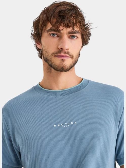 tricou cu maneci scurte pt. barbati Nautica Urma T-Shirt albastru 5