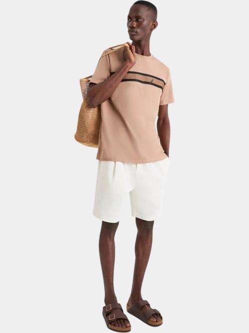 tricou cu maneci scurte pt. barbati Nautica Tierra T-Shirt nisip 4