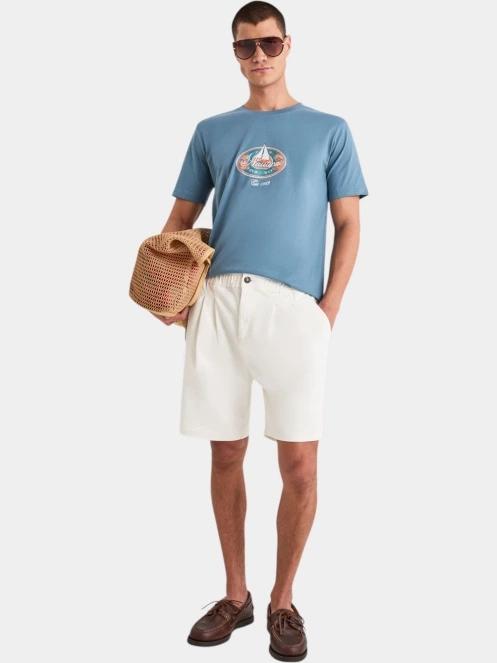 tricou cu maneci scurte pt. barbati Nautica Mosa T-Shirt albastru 4