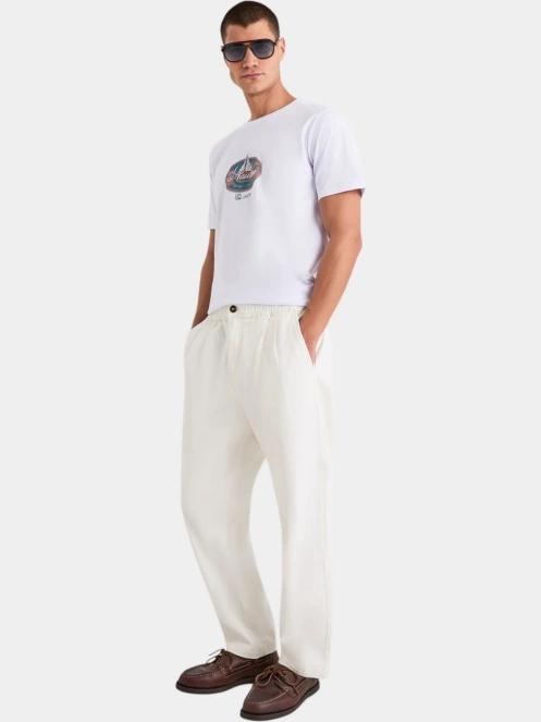 tricou cu maneci scurte pt. barbati Nautica Mosa T-Shirt alb 4