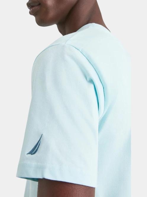 tricou cu maneci scurte pt. barbati Nautica Medway T-Shirt albastru deschis 5