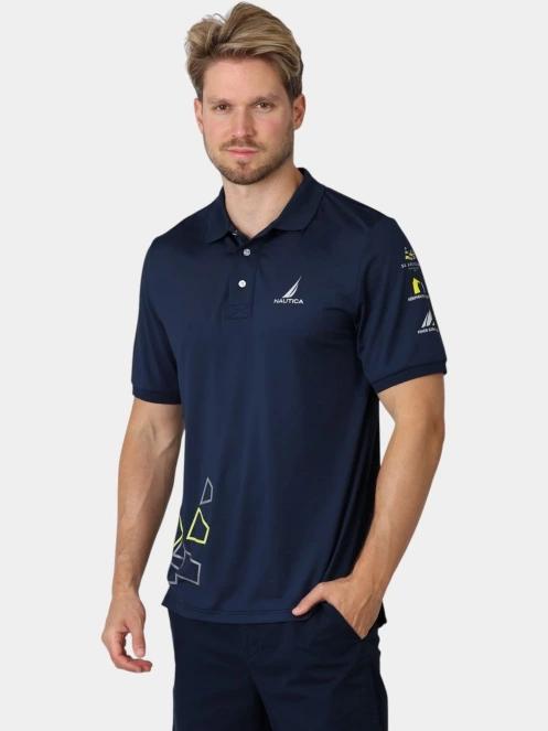 tricou cu guler pt. barbati Nautica Leon 3 Polo albastru inchis 2