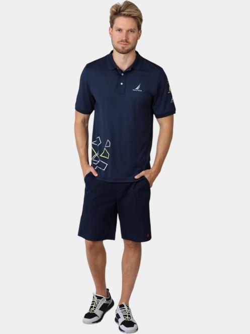 tricou cu guler pt. barbati Nautica Leon 3 Polo albastru inchis 5