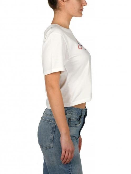 crop top pt. femei Nautica Dita Crop T-Shirt alb 3