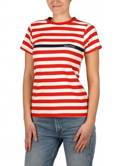 tricou cu maneci scurte pt. femei Nautica Hayden T-Shirt rosu 2