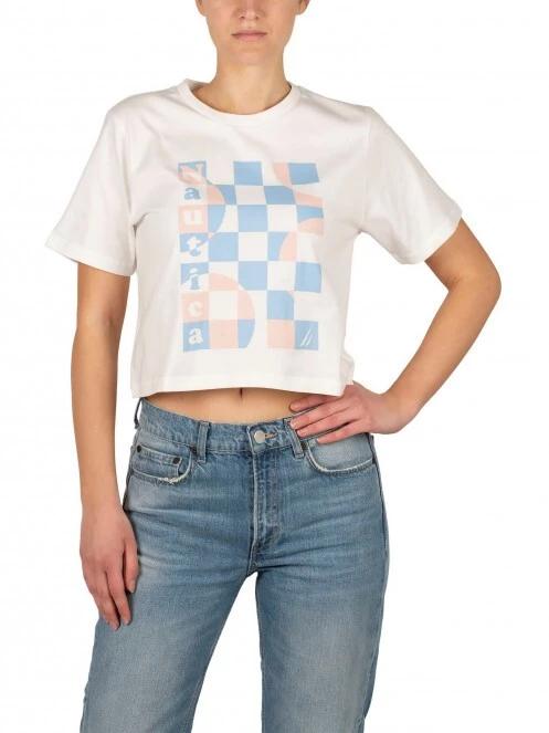 crop top pt. femei Nautica Harlow T-Shirt alb 2