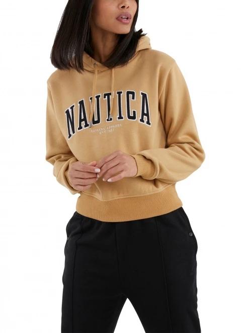 pulover cu gluga pt. femei Nautica Willow OH Hoodie maro 2