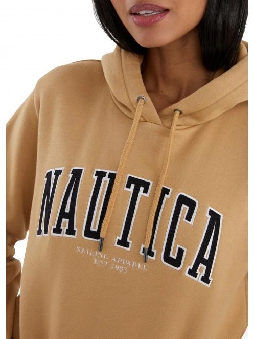 pulover cu gluga pt. femei Nautica Willow OH Hoodie maro 5
