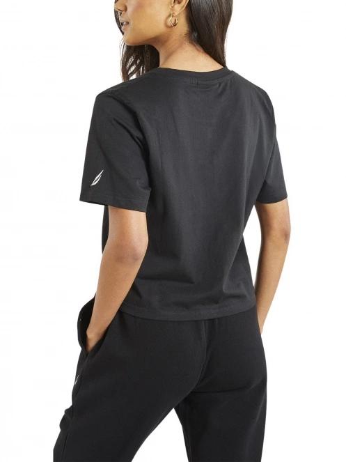 crop top pt. femei Nautica Virginia Crop T-Shirt negru 3