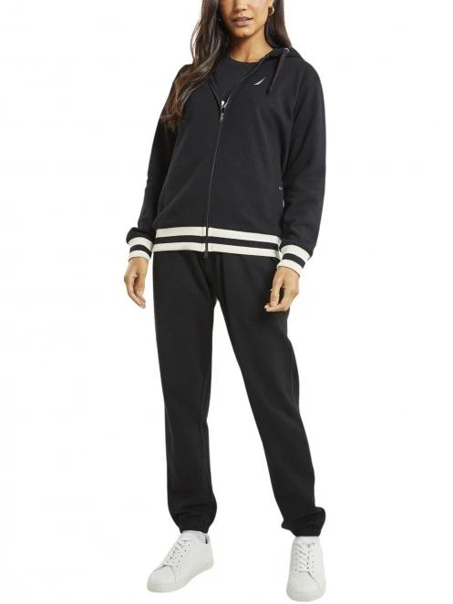 pulover cu gluga pt. femei Nautica Lunaire FZ Hoody negru 4