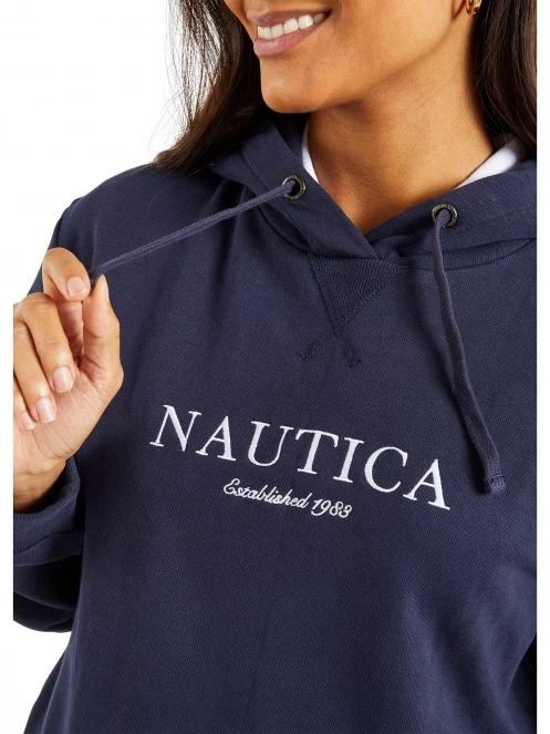 pulover cu gluga pt. femei Nautica Clemence OH Hoody albastru inchis 5