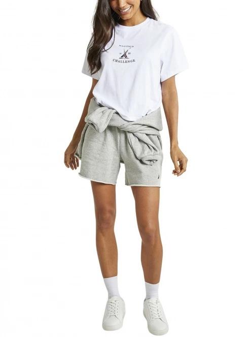 tricou cu maneci scurte pt. femei Nautica Avignon T-Shirt alb 4