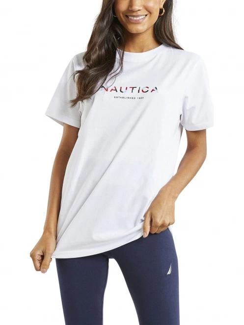 tricou cu maneci scurte pt. femei Nautica Airdrie T-Shirt alb 2