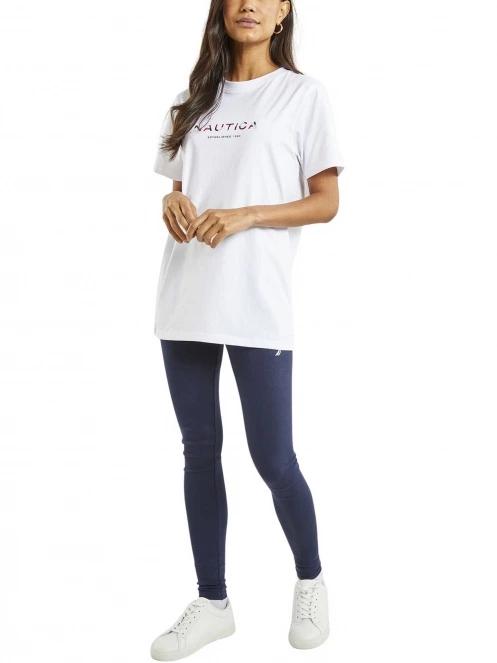 tricou cu maneci scurte pt. femei Nautica Airdrie T-Shirt alb 4
