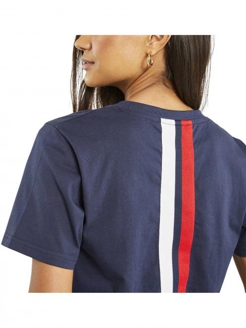 crop top pt. femei Nautica Delburn Crop T-Shirt albastru inchis 5