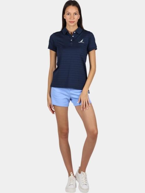 tricou cu guler pt. femei Nautica Felan Polo Shirt albastru inchis 5