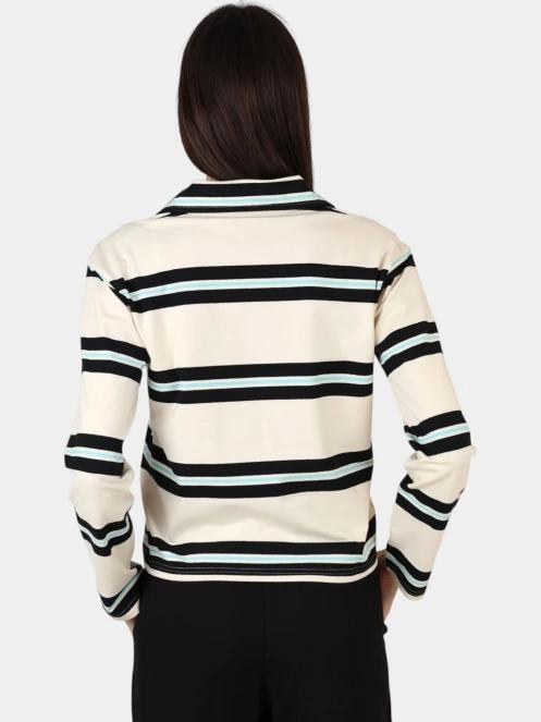 tricou cu maneci lungi si guler pt. femei Nautica Salado LS Polo Shirt nisip 4