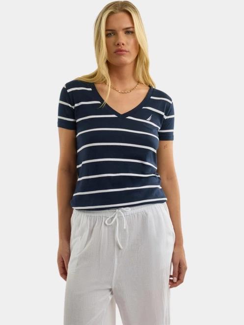 tricou cu maneci scurte pt. femei Nautica Hosta T-Shirt albastru inchis 2