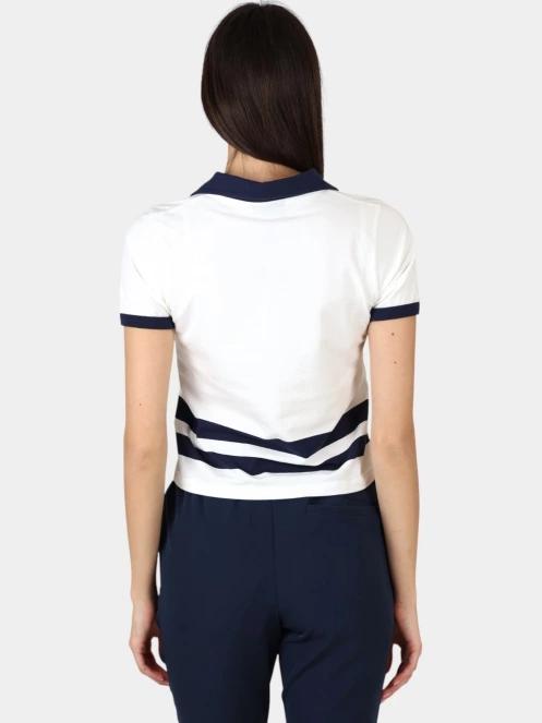 tricou cu guler pt. femei Nautica Sedum Polo Shirt alb 4