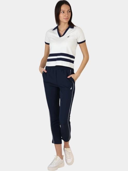 tricou cu guler pt. femei Nautica Sedum Polo Shirt alb 6