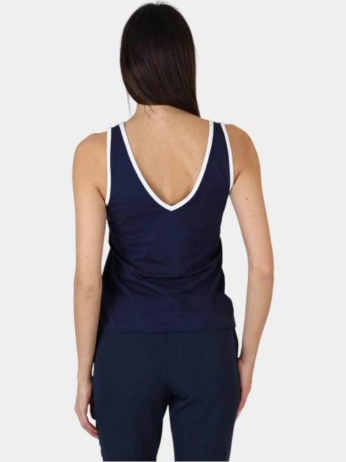 tricou fara maneci pt. femei Nautica Medley Vest albastru inchis 4