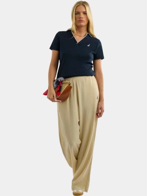 tricou cu maneci scurte pt. femei Nautica Adalynn Polo Shirt albastru inchis 4