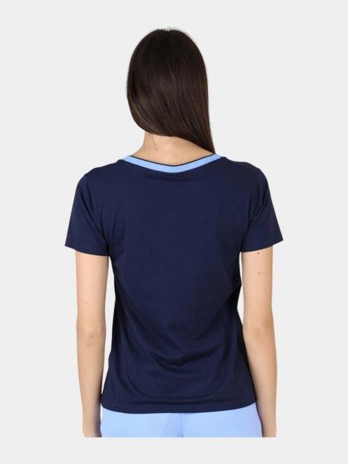 tricou cu maneci scurte pt. femei Nautica Mae T-Shirt albastru inchis 4
