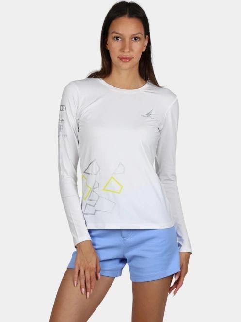 tricou cu maneci lungi pt. femei Nautica Lisa 2 LS T-Shirt alb 2