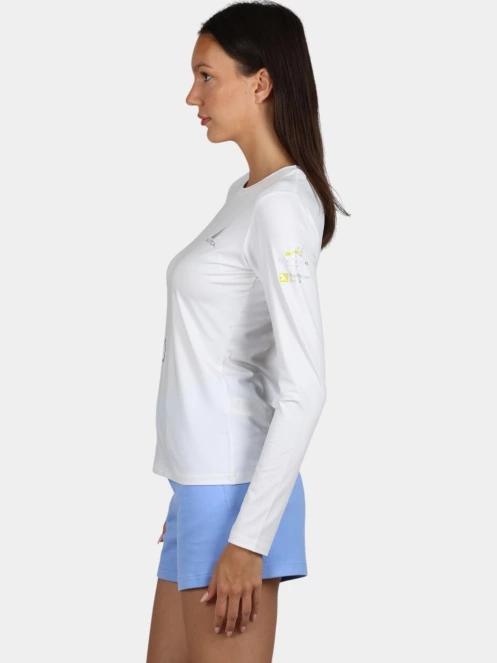 tricou cu maneci lungi pt. femei Nautica Lisa 2 LS T-Shirt alb 3