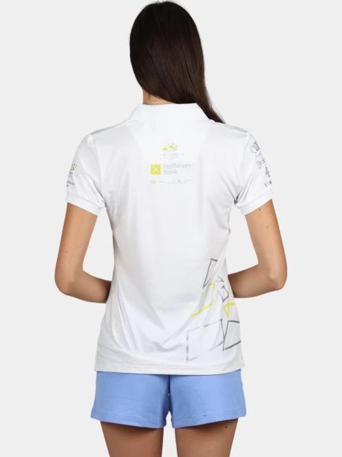 tricou cu guler pt. femei Nautica Layla 2 Polo Shirt alb 4