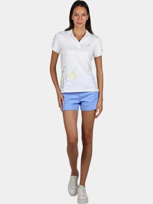 tricou cu guler pt. femei Nautica Layla 2 Polo Shirt alb 7