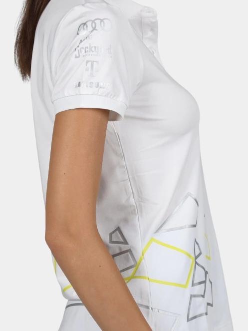 tricou cu guler pt. femei Nautica Layla 2 Polo Shirt alb 8