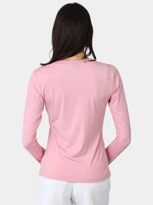 tricou cu maneci lungi pt. femei Nautica Lisa Long Sleeve T-Shirt roz 4