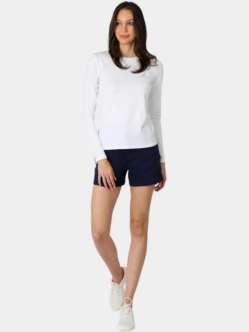 tricou cu maneci lungi pt. femei Nautica Lisa Long Sleeve T-Shirt alb 5