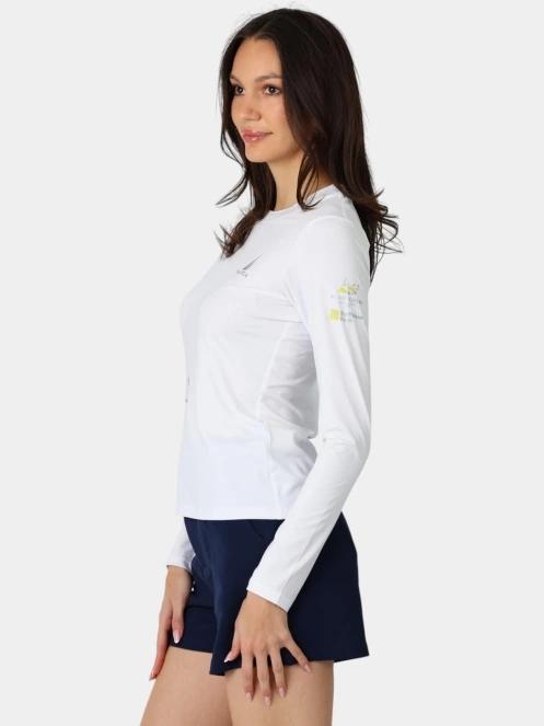 tricou cu maneci lungi pt. femei Nautica Lisa 2 Long Sleeve Shirt alb 3