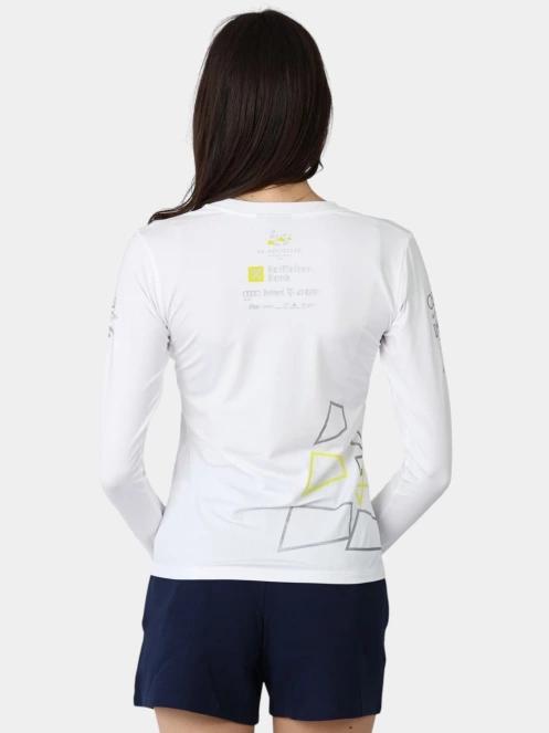 tricou cu maneci lungi pt. femei Nautica Lisa 2 Long Sleeve Shirt alb 4